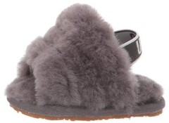 UGG Kids‘ Fluff Yeah Slide Slipper Toddler (1-4 Years) 9 Toddler Charcoal EU 26
