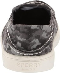 Sperry SALTIE Washable Moccasin, Grey CAMO, 4 US Unisex Big Kid