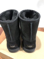 NEW UGG Classic Boots II Shearing Kids 1 EU 32.5 Black