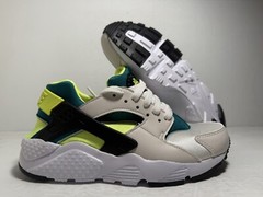 New Nike Huarache Run Low Bright Spruce Volt – 654275-045 Youth Size 4-7