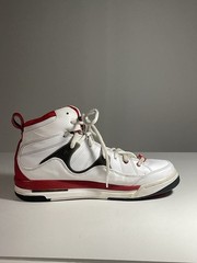 Jordan Flight TR 97 GS White Varsity Red Black 428827-101 Size 5.5Y / Women 7