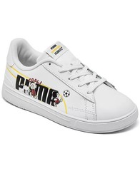 PUMA X Peanuts Serve Pro PS Lace Up Infant Sneakers Casual ~ White