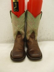 ANDERSON BEAN BOOTS Brown Square Toe Boots Youth Kids size 11 Style 7089