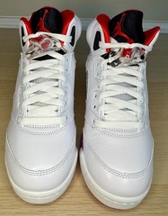 Size 5Y (GS) – Jordan 5 Retro Mid Fire Red HQ7980-101