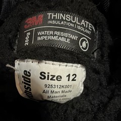Northside 3M Thinsulate Water Resistant Insulated Snow Boots Black US 12