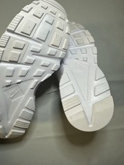 Nike Huarache Run GS 654275-110 White Pure Platinum 6.5Y/39