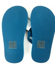 J. Crew Crewcuts Turquoise Blue Flip Flop Sandals Size 11 Kids New with tag