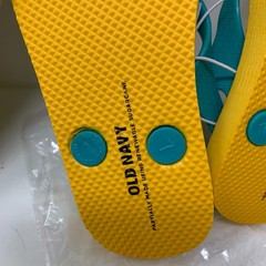 Lot of 3 Old Navy Toddler Shoe Size 7 Colorful Printed Flip-Flop Sandals NWT