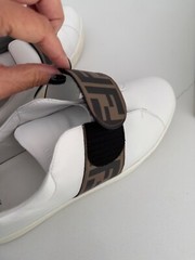 Fendi Kids Unisex Monogram Strap Designer Casual Walking Fashion Sneaker