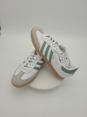 Adidas Samba OG Cloud White Silver Green JP5479 Womens New 6.5 Y / 8 Womens See