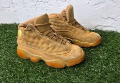 Nike Air Jordan 13 Retro BP Wheat Elemental Gold [414575-705] Little Kids 13c