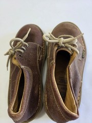Dr. Martens 8167 Original Brown Leather Oxford Shoes England UK Sz 2 Youth