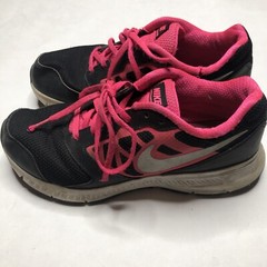 Nike Down Shifter 6 Pink Black Running Shoes Youth Size 5Y 685167-001