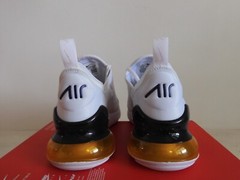 Nike Air Max 270 Gs White-University Gold Sz 5.5Y [FJ4590-100]