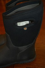 BOGS K York Boots Rain/Snow Winter Solid Black Youth/Big Kid Size 4 EUC