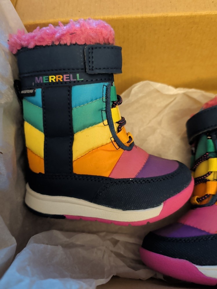 Merrell Alpine Puffer Jr Waterproof Snow Boot Toddler Sz 4M New