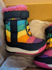 Merrell Alpine Puffer Jr Waterproof Snow Boot Toddler Sz 4M New