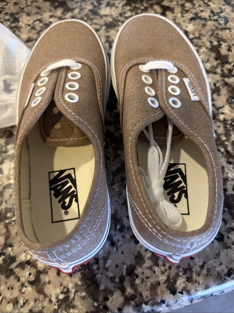 Vans Kids 13.5 Bronze Age/ True White