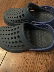 Pre-owned Unisex Kids Joybees active clog blue size 10 -11