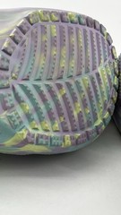 Crocs Classic Marbled Clogs Purple Mint Green Yellow Size Juniors J 3 No Defects