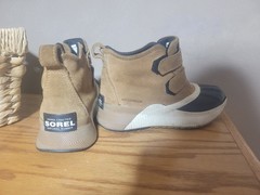 Sorel Boots Youth 1 3 Out ‚N About Classic WP Brown Leather Lace Up NY4564-224