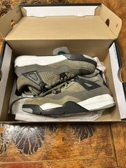 Nike Air Jordan Retro Sneakers Olive Black Boys Basketball Shoes