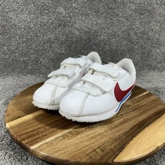 Nike Cortez Basic SL Kids Sz 2Y Red White Blue Forrest Gump Atheltic Shoes Used