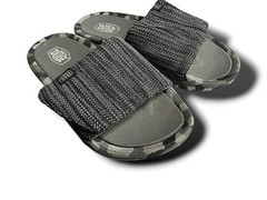 Hey Dude Phoenix Slides Gray Camo Youth Y1 L2 Slip On Shoes