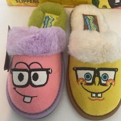 Nickelodeon SpongeBob Kids Unisex Slippers Patrick Size 13 Hard Sole Cushioned