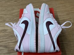 Nike Dunk Low “Pink Foam” Red White CW1590-601 GS Size 7Y