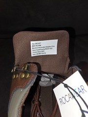 Work Boots Kids Size 4 Rocawear Cadet Brown Olive BBCADET