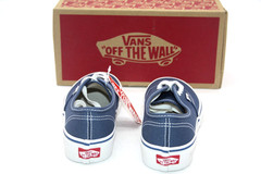 VANS AUTHENTIC PS NAVY/TRUE WHITE LITTLE KIDS SHOE PRE-SCHOOL SIZE RUNS