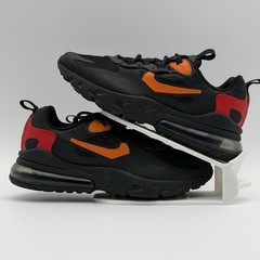 Nike Air Max 270 React Magma Lava Black Red Orange CV9638-001 Youth Size 6Y 7.5W