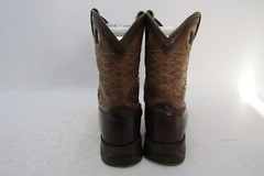 Durango Youth Size 2.5 D Brown Leather Buckaroo Cowboy Western Boots