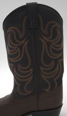 Smoky Mountain Kids Western Boots Style 1575Y Youth Size 4 Pull-On Brown/Black