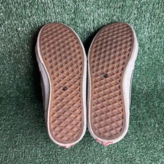 Vans Sk8-Hi Checkerboard Suede Canvas Skate Streetwear Sneaker Grey Youth Sz 4.0
