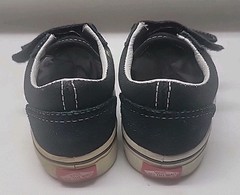 Vans Old Skool V size 9T Black and White Kids