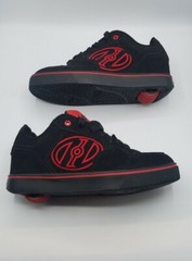 Heelys Motion Plus 770991 Black Athletic Roller Wheeled Skate Shoes US 7