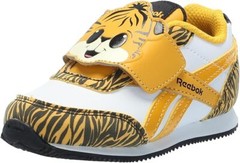 REEBOK ROYAL CLASSIC JOG 2.0 INFANT SIZE 8.0 TO 10.0 NEW TIGER WHITE FIERCE GOLD