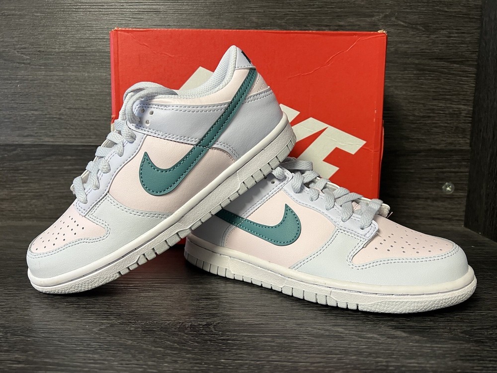 Nike Dunk Low (GS) DEADSTOCK Football Grey/Mineral Teal Size 3.5Y #FD1232-002