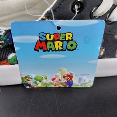 Ground Up Shoes Kids Size 1 Super Mario Sneaker Lace Up Black Multicolor Cartoon
