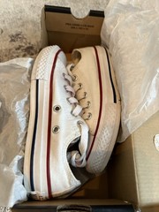 Converse Chuck Taylor All Star Juniors Low White &Batman-Superman Sz11 BOTH 🔥