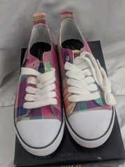 Polo Ralph Lauren Sneakers multi Plaid Harbour Low USA 6