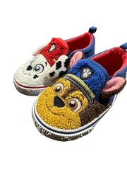 Paw Patrol Slippers Chase Marshall 3D Plush Sneakers Cartoon Nickelodeon Size 5