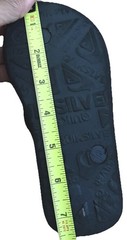 Quiksilver Graphic Thong Rubber Slippers Flip Flops Kids Size 11/12