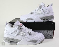 Nike Air Jordan 4 Retro White Oreo 2021 Shoes Youth Size 4Y-4.5Y (DJ4699-100)
