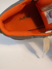 Converse Chuck Taylor Slip-Ons Kid’s Toddler Size 7 Shoes Orange Grey Mid