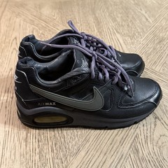 Nike Air Force 407759-012 Size 4 Y Black/gray And Purple Laces 2010