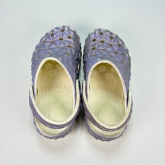 Crocs Classic Geometric Clog Lilac Purple Slip On Sandal 209693 Youth Size 12