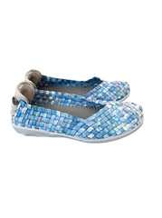 Bernie Mev Kid’s Catwalk Blue Purple Slip On Ballet Flats Size 30 EU/12.5 US